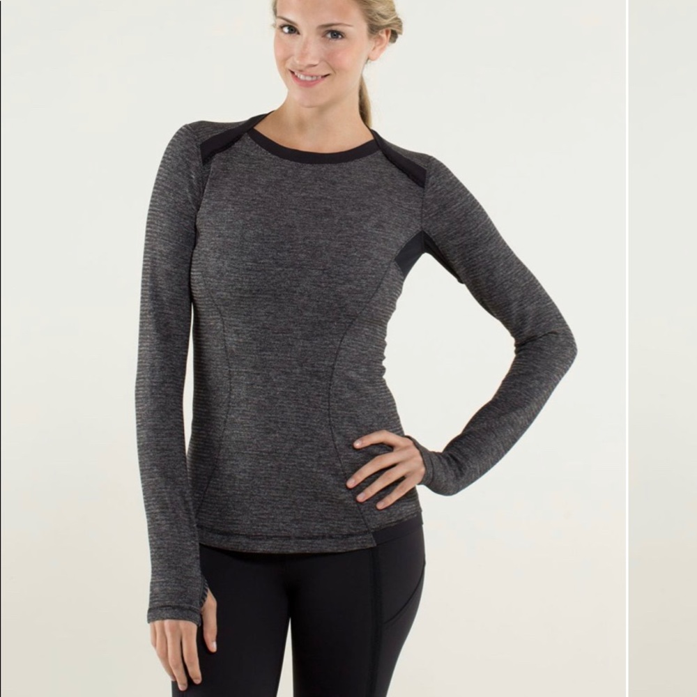 Lululemon Base Runner Long Sleeve 8 in Black